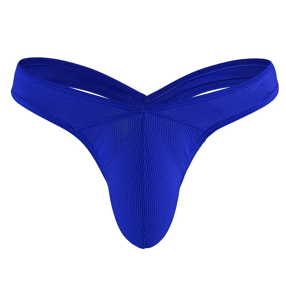 Men’s Athletic Thong Underwear Breathable Low-Rise T-Back G-String Nylon Blend