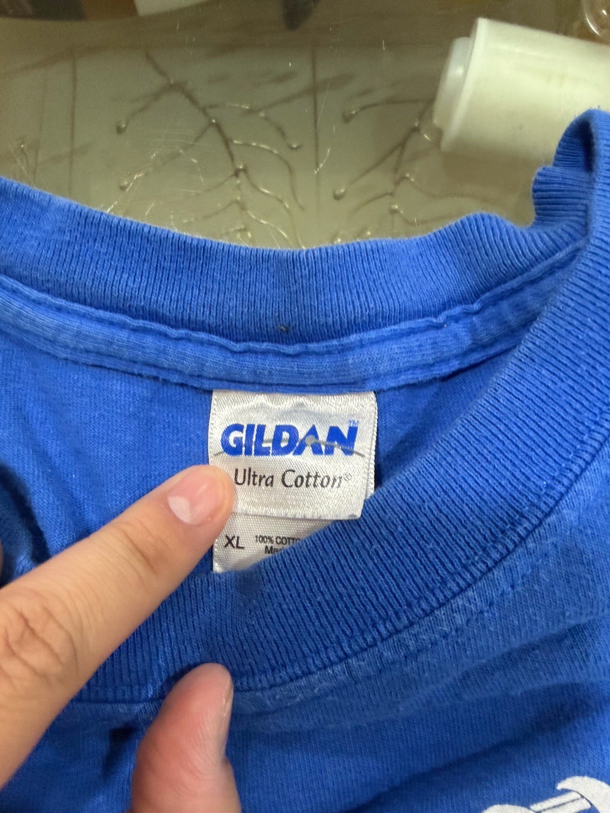 Gildan Ultra Cotton Men’s Blue Miller Lite “Get the Team Together” Tee XL