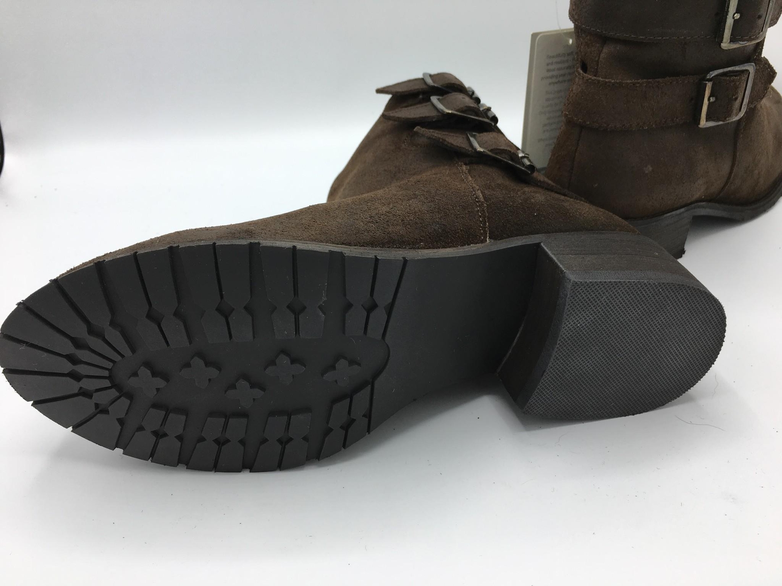BooRoo Women’s Jules Ankle Boots (1390,1393) Dk Brown Oiled Suede Ret. $125