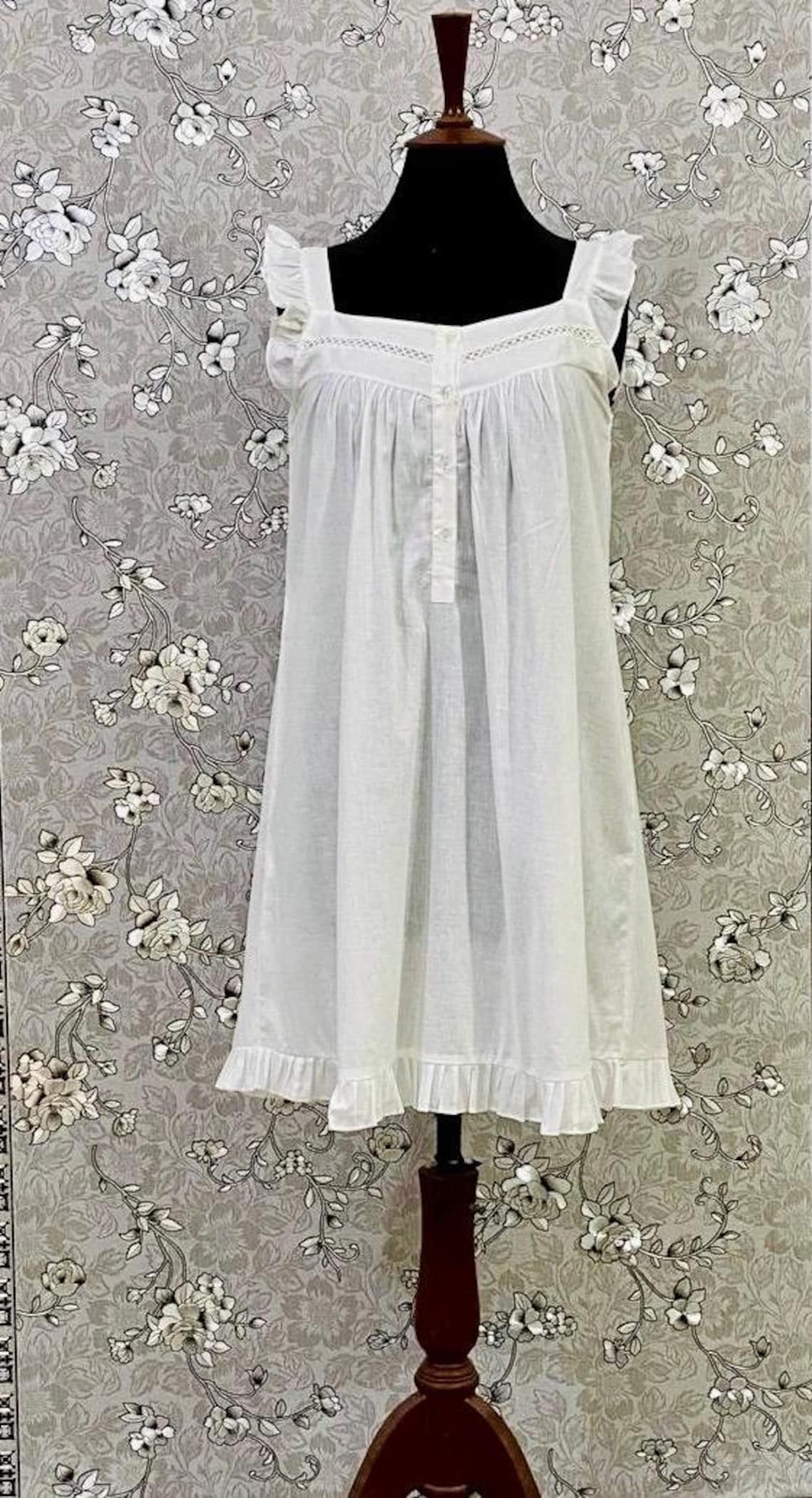 SoieRose 100% Cotton Victorian Nightgown – SR-1002