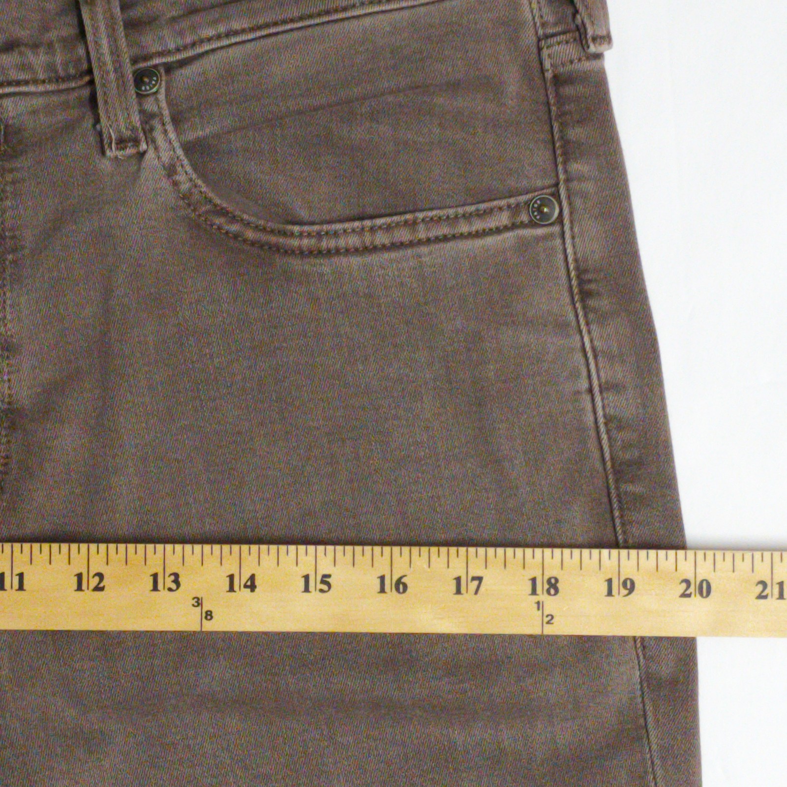 PAIGE Federal Men’s Jeans 34×32 Vintage Falcon Gray Slim Straight