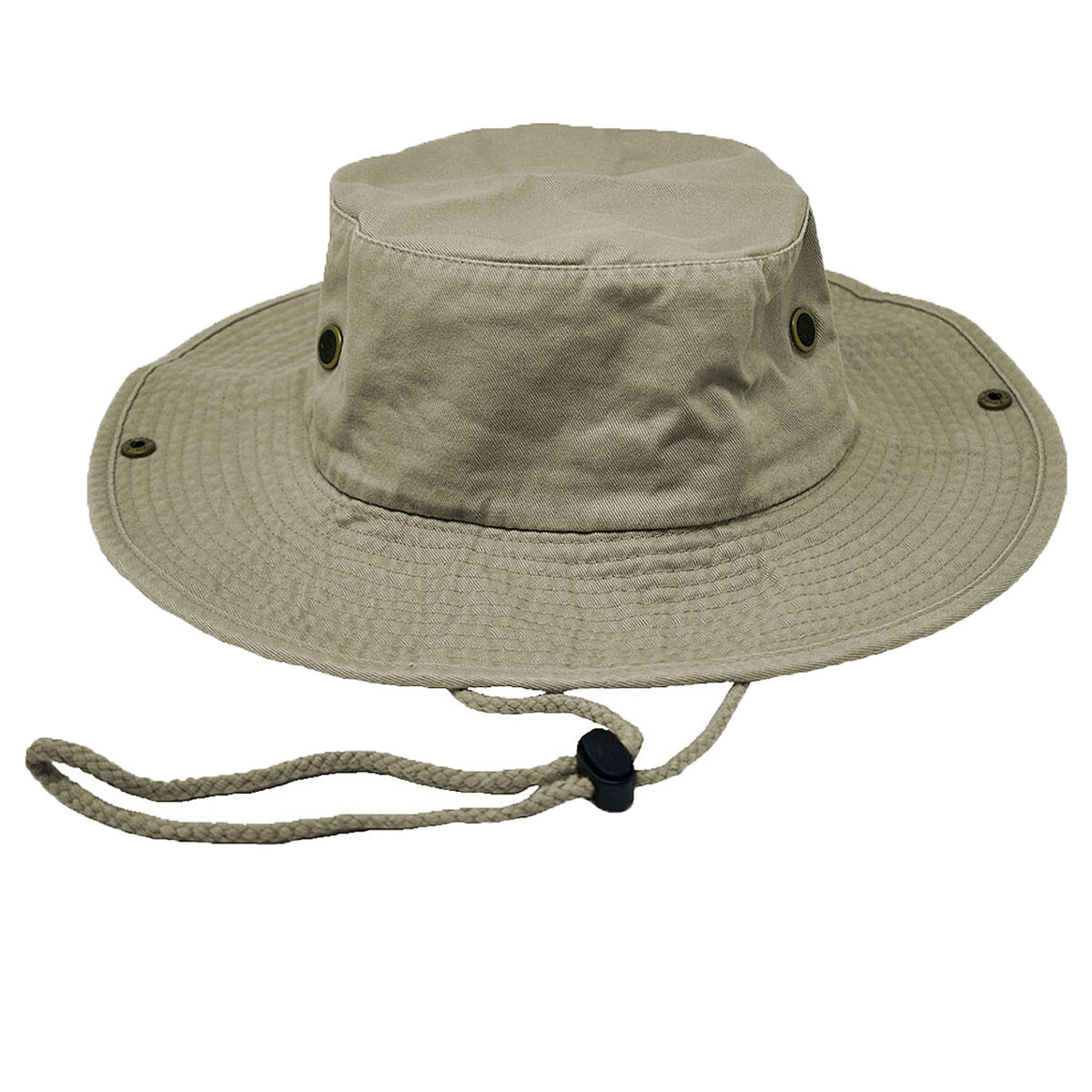 100% Premium Cotton Bucket Hat Fishing Sun Safari with Chin Strap Boonie Cap Hat