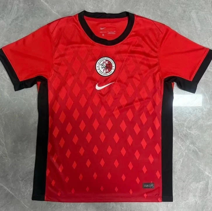 Hong Kong Home 2025-26 Soccer Mens Jersey