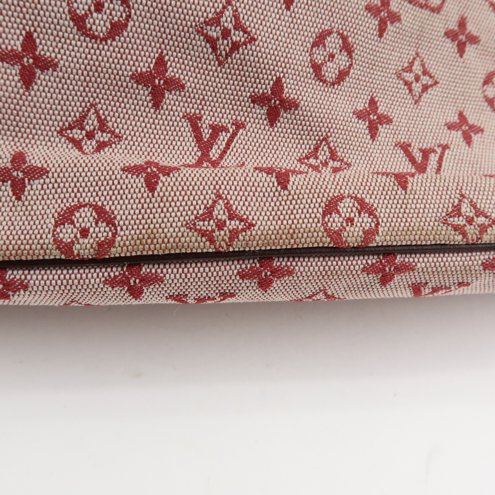 Louis Vuitton Monogram Mini Lucille PM Hand Bag Cerise M92678 Authentic Used F/S