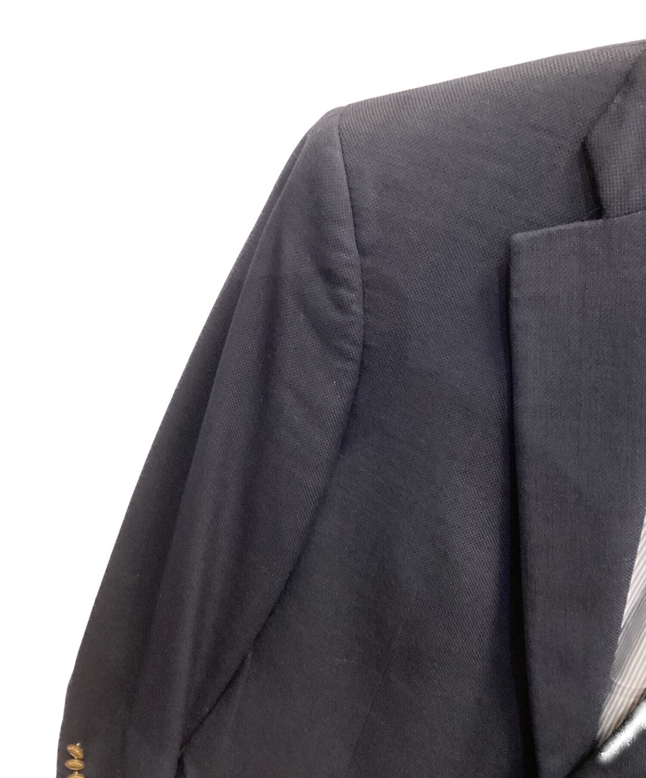 BROOKS BROTHERS Gold-buttoned blazer Size: 38 Navy Men 6209-001TA1