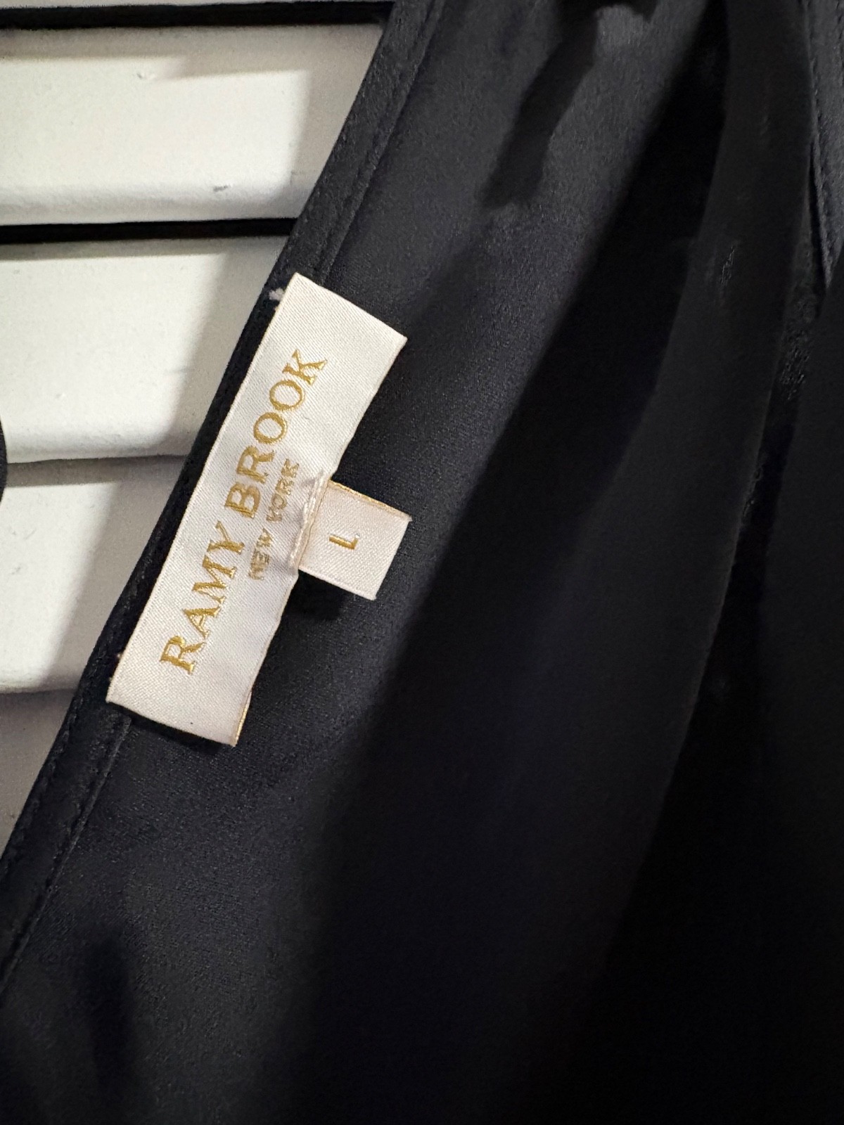 Ramy Brook Mônica Cowl Midi Black Dress