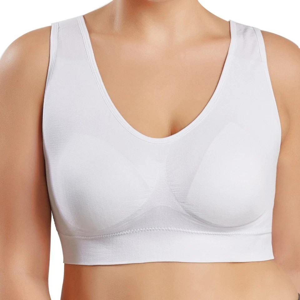 3Pack Wireless Underwear Sports Bras For Women Yoga Sleep Bra Seamless Bralette