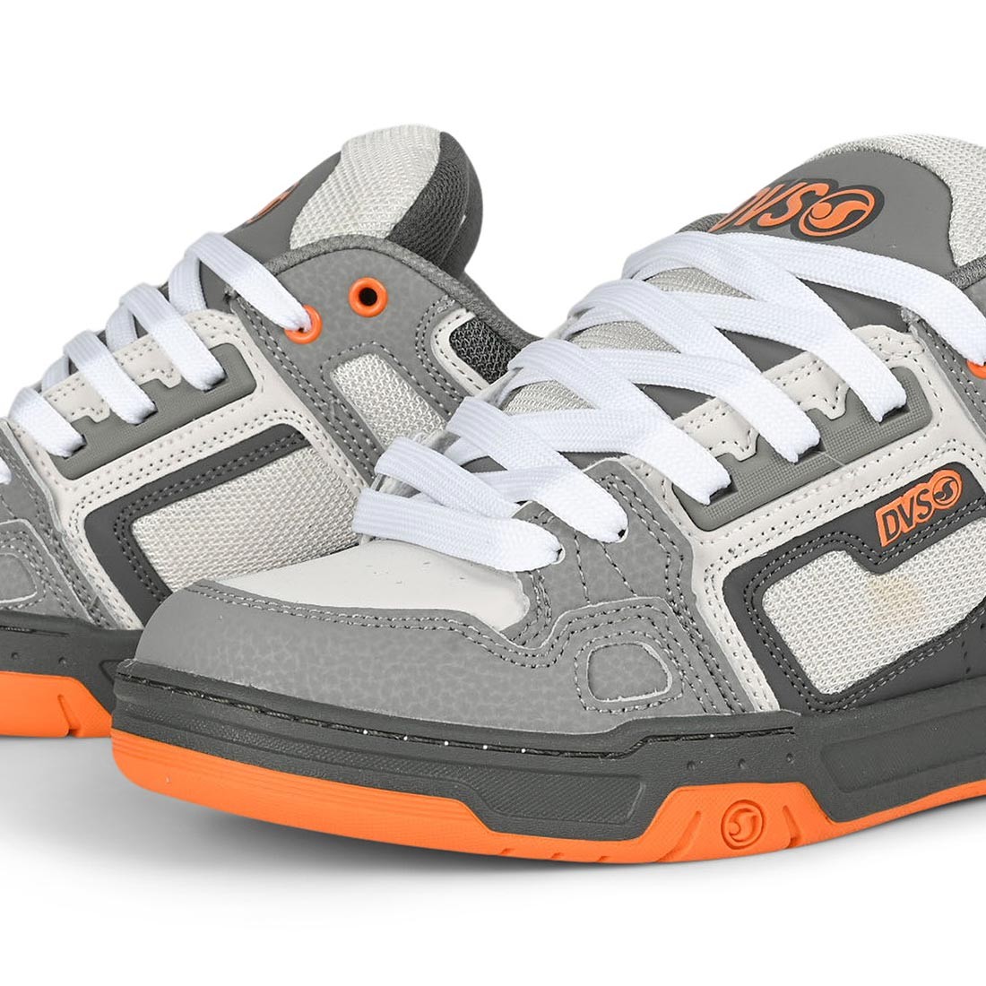DVS Comanche Skate Shoes – Charcoal/Grey/Orange