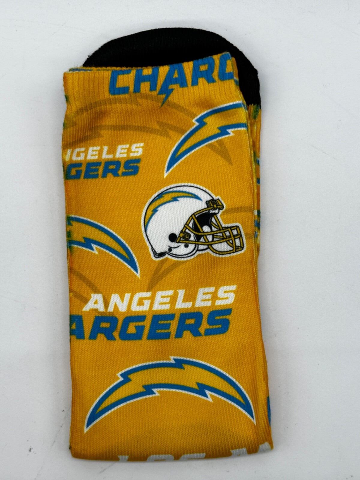 NEW ONE PAIR MENS “FOR BARE FEET” CREW SOCKS ALL 32 FOOTBALL TEAMS 10-13