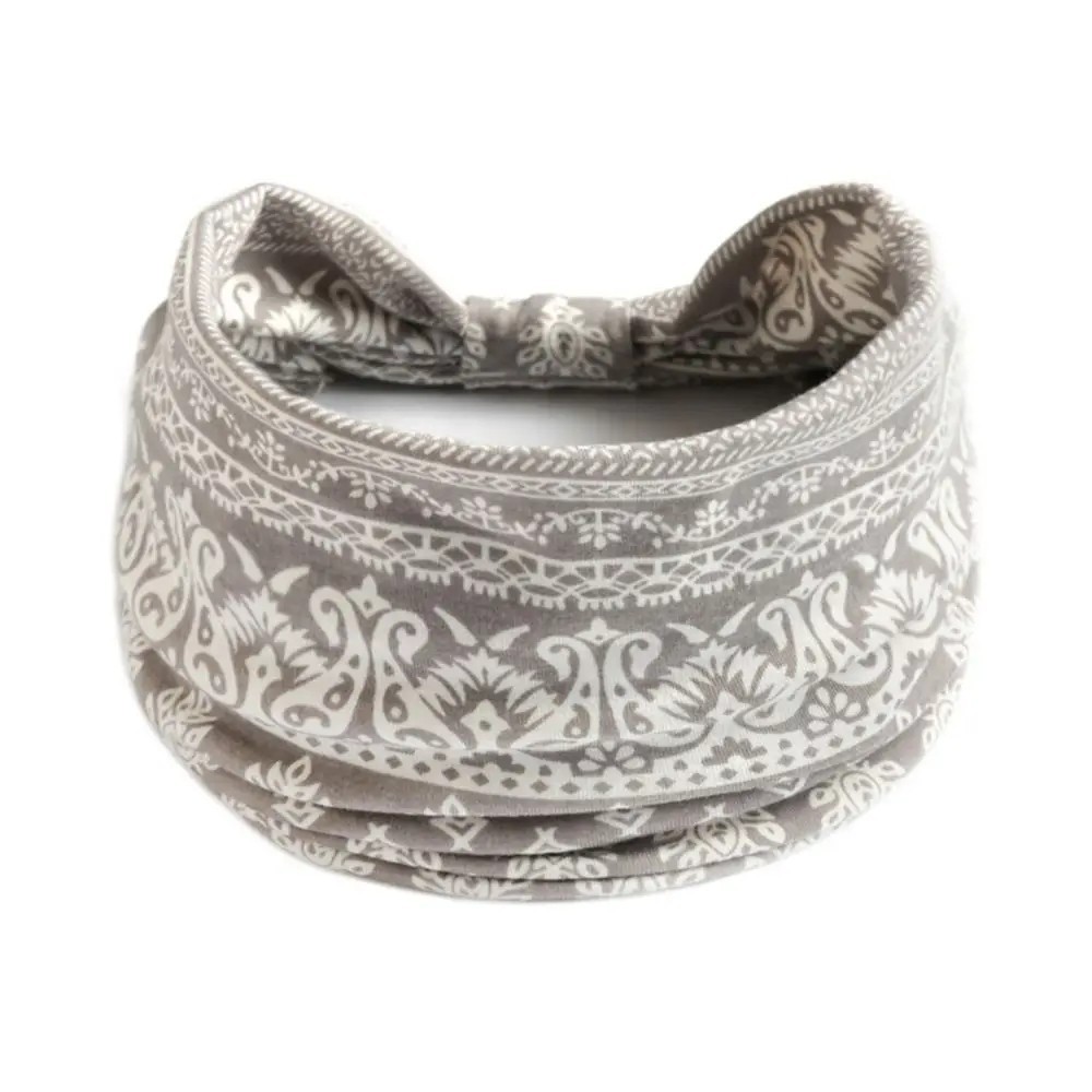 Bandanna Wide Sports Yoga Headband Stretch Hairband Elastic Hair Band Turban