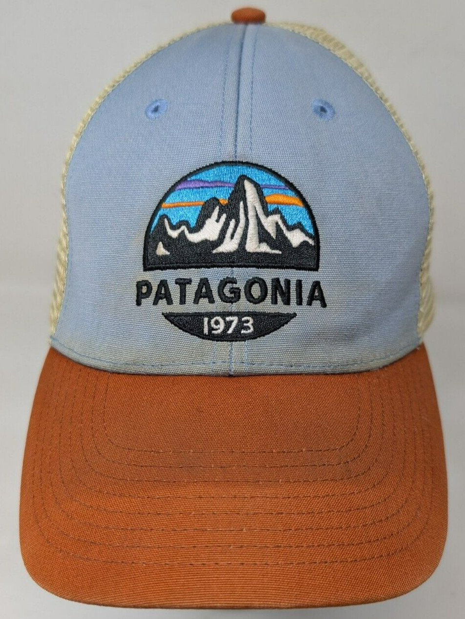 Distressed Faded Patagonia Fitz Roy Lo-Pro Trucker Snapback Baseball Hat CAP