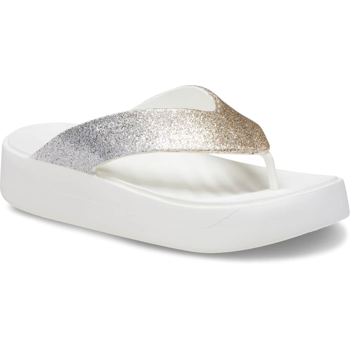 Crocs Women’s Getaway Chunky Glitter Flip Flop Platform Sandals