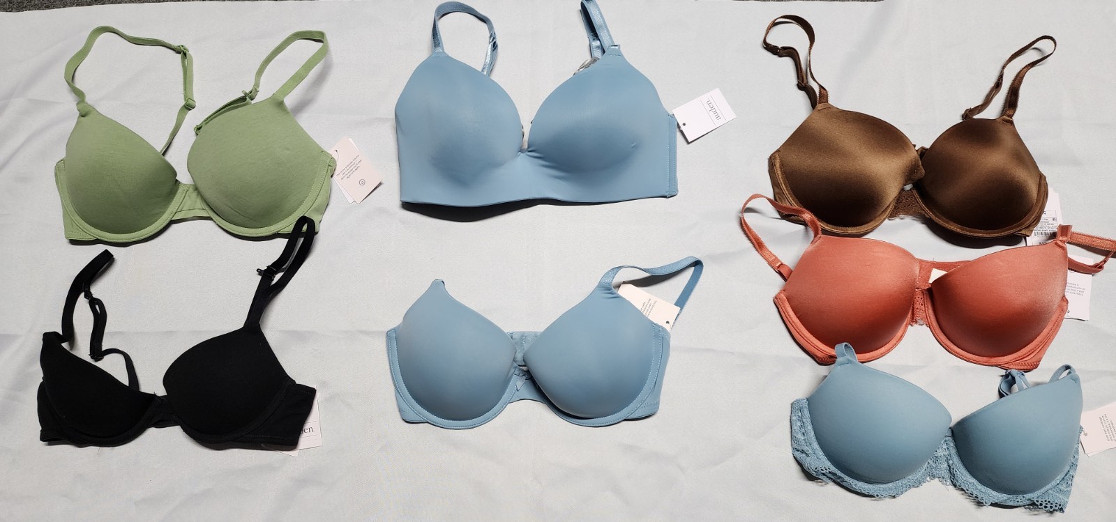 Auden Bra, Sizes 32AA, C, D, DD, DDD, Variations Color, Style, NWT, SHIPS FREE