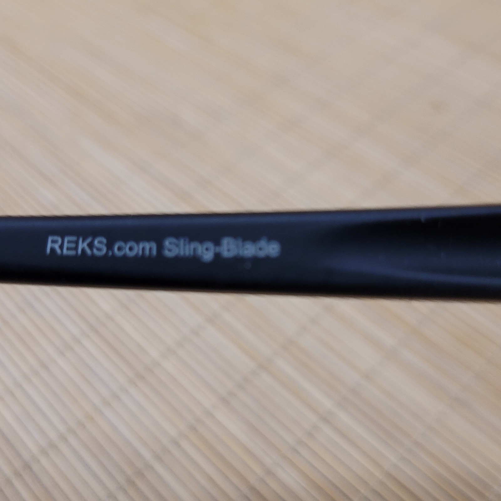 REKS Sling-Blade Performance Sunglasses – Matte Black – Unbreakable Frames UV400