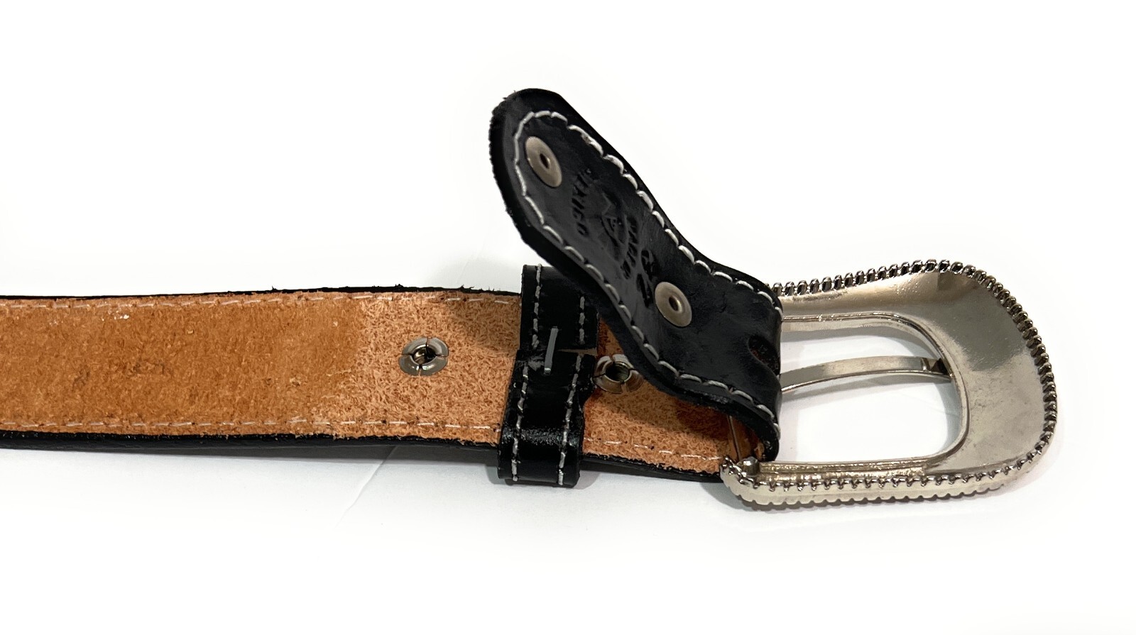 EMBOSSED WESTERN LEATHER BELT COWBOY RODEO CASUAL LEATHER BELT FLORAL EMBOSSED