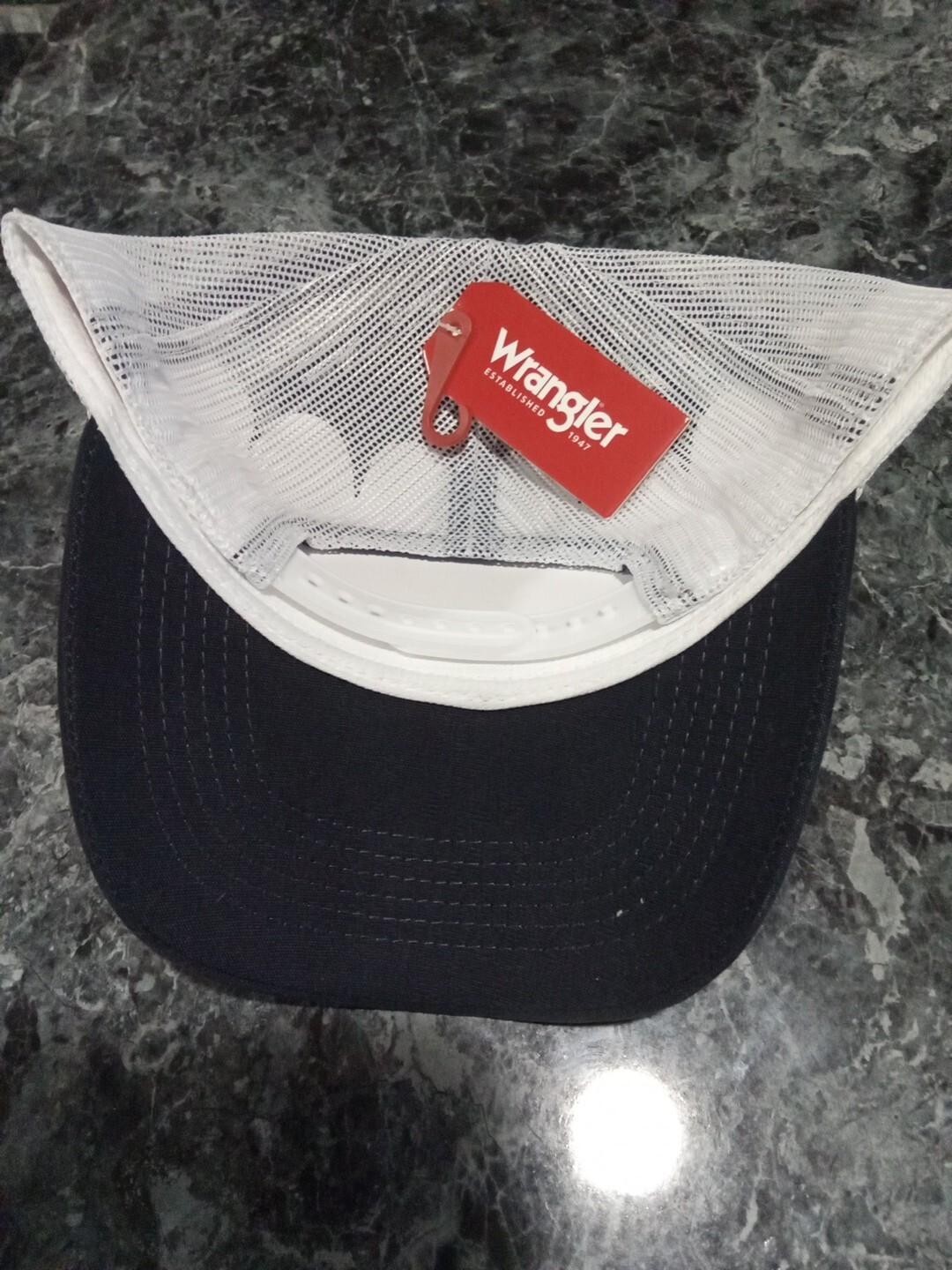 Wrangler Classic Trucker Hat Cap Adjustable Mesh Snapback NWT