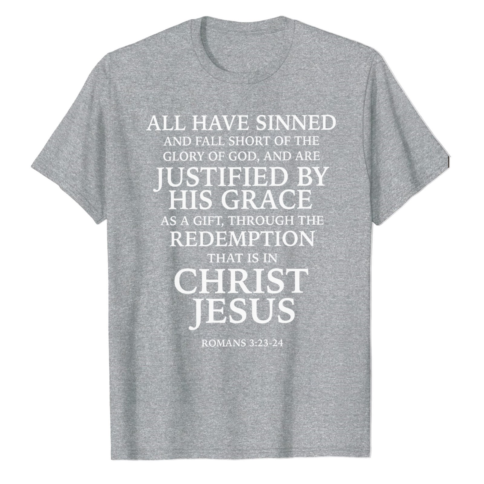 Redemption Jesus Christ Roman T-Shirt Faith in God Christian Bible Catholic Tee
