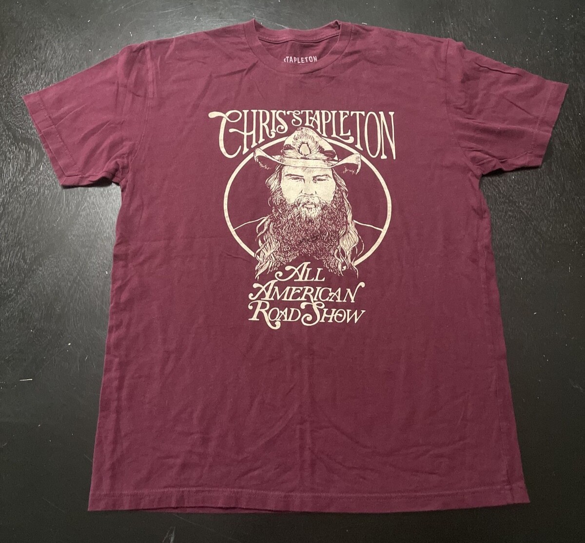 All American Road Show Chris Stapleton cotton Unisex Shirt All Size UU72