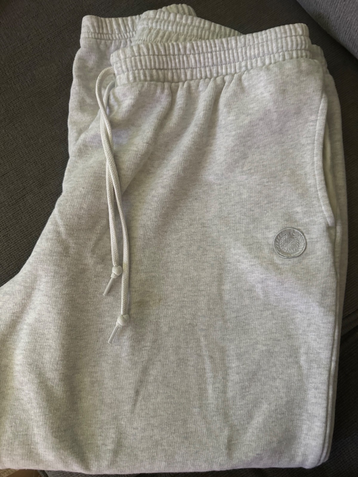 Victoria secret Pink large Half-Zip Pullover Sweater – Light Gray