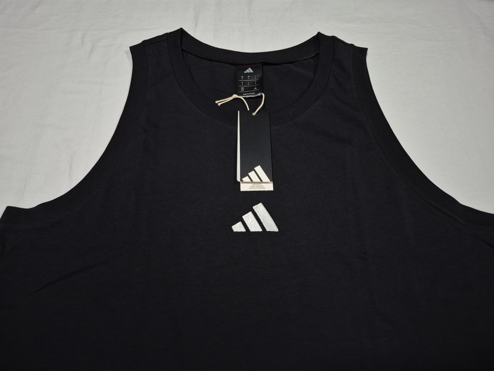 Adidas Men’s Multi Sports SL Summer Gym Tank Top JE8986 Black White