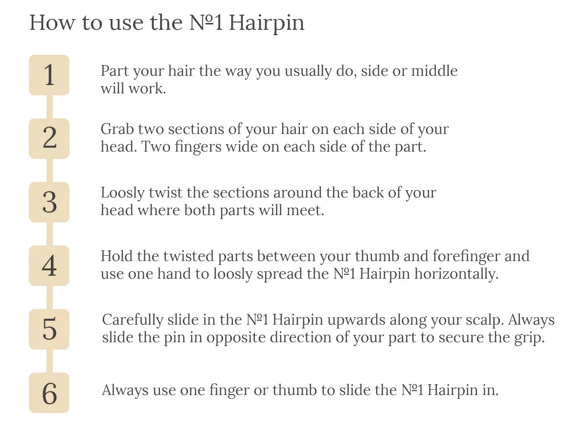 Nº 1 HAIRPIN | New York Collection – Create Any Hairstyle in 30 seconds