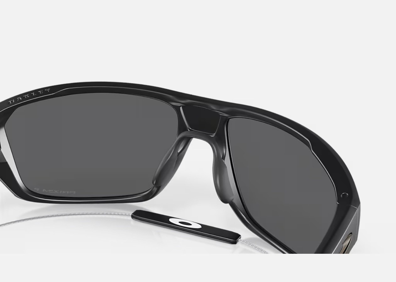 Oakley Split Shot Classic Matte Black Prizm Black Polarized Sunglasses 64mm