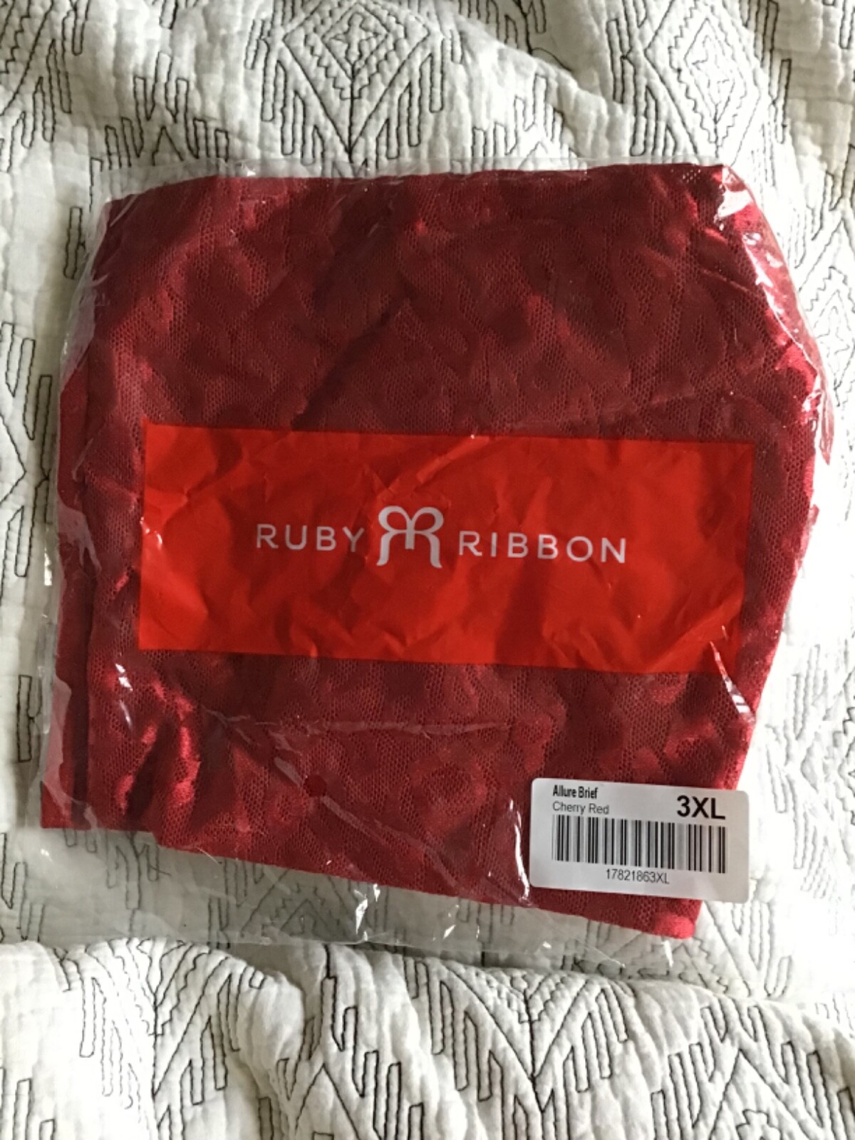 RUBY RIBBON ALLURE BRIEF #1782 NEW!