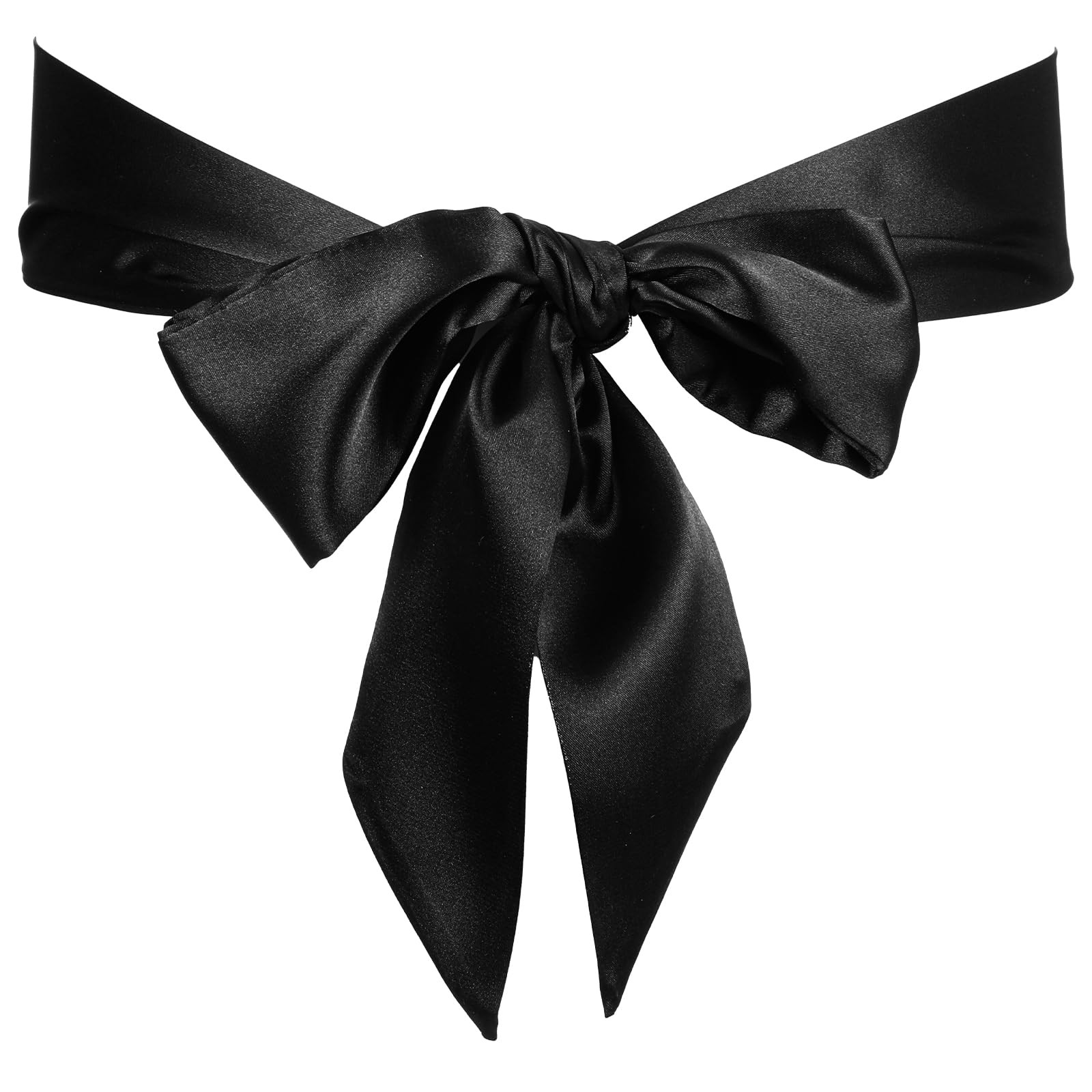 Wedding Sash Belt Black Ribbon Bridal Dress Waist Belt