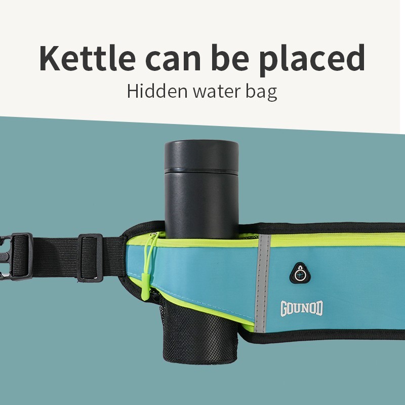 Waterproof Sport Runner Waist Bum Bag Running Jogging Belt Pouch Zip Fanny Pack