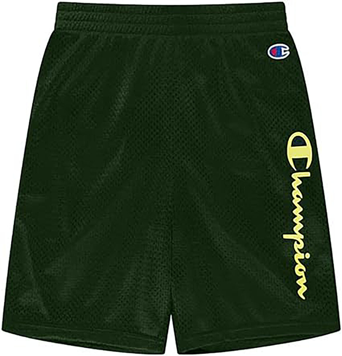 Champion Boys Vertical Script, Pull-On Performance Mesh Athletic Shorts