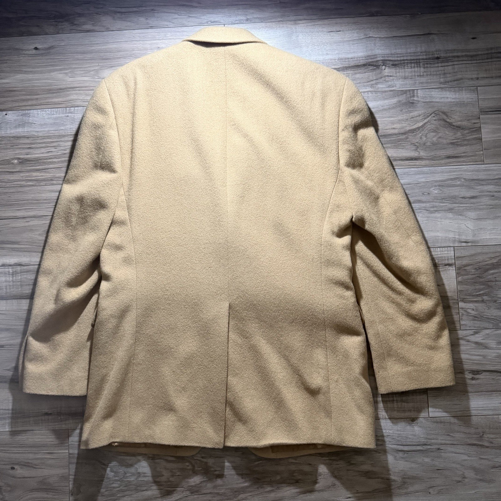 Ralph Lauren Loro Piana Italy Camel Hair Tweed Sport Coat / Blazer 38R Beige Tan