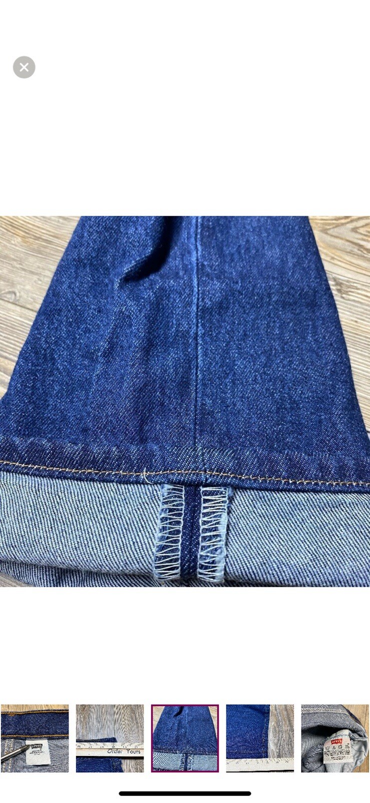 NWT Vintage Deadstock Levi’s 501XX Jeans 32×30 USA Made 1993 Shrink-to-Fit 90s
