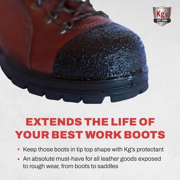Kg’s Boot Guard Brush On Toe Protection Liquid for Tough Long-Lasting Safety