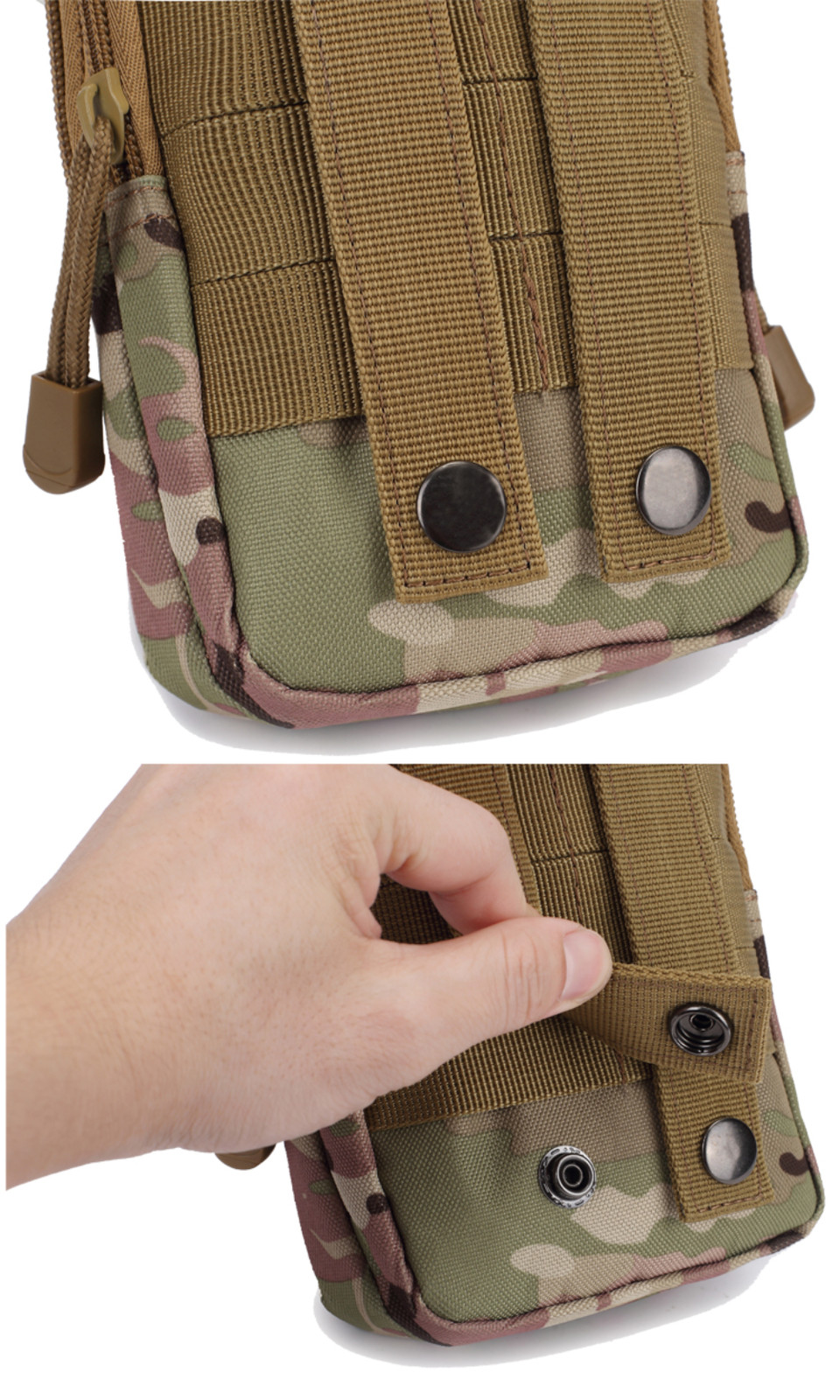 Tactical Fanny Pack Molle Military Phone Pouch Pocket Waist Belt Bag for Mens
