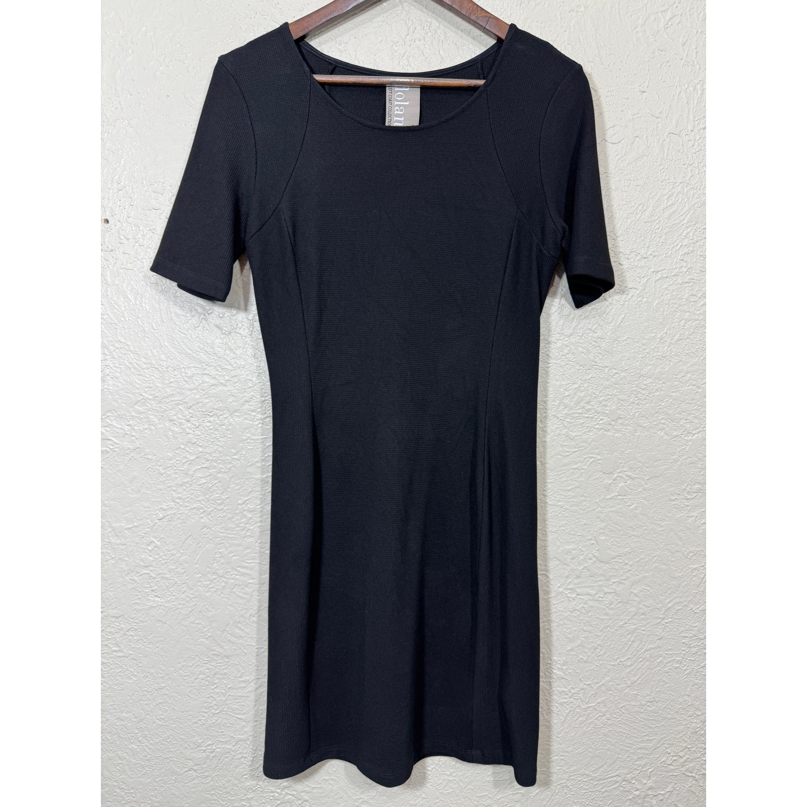 Anthropologie Dolan Dress S Left Coast Textured Travel Stretch Minimalist Luxury