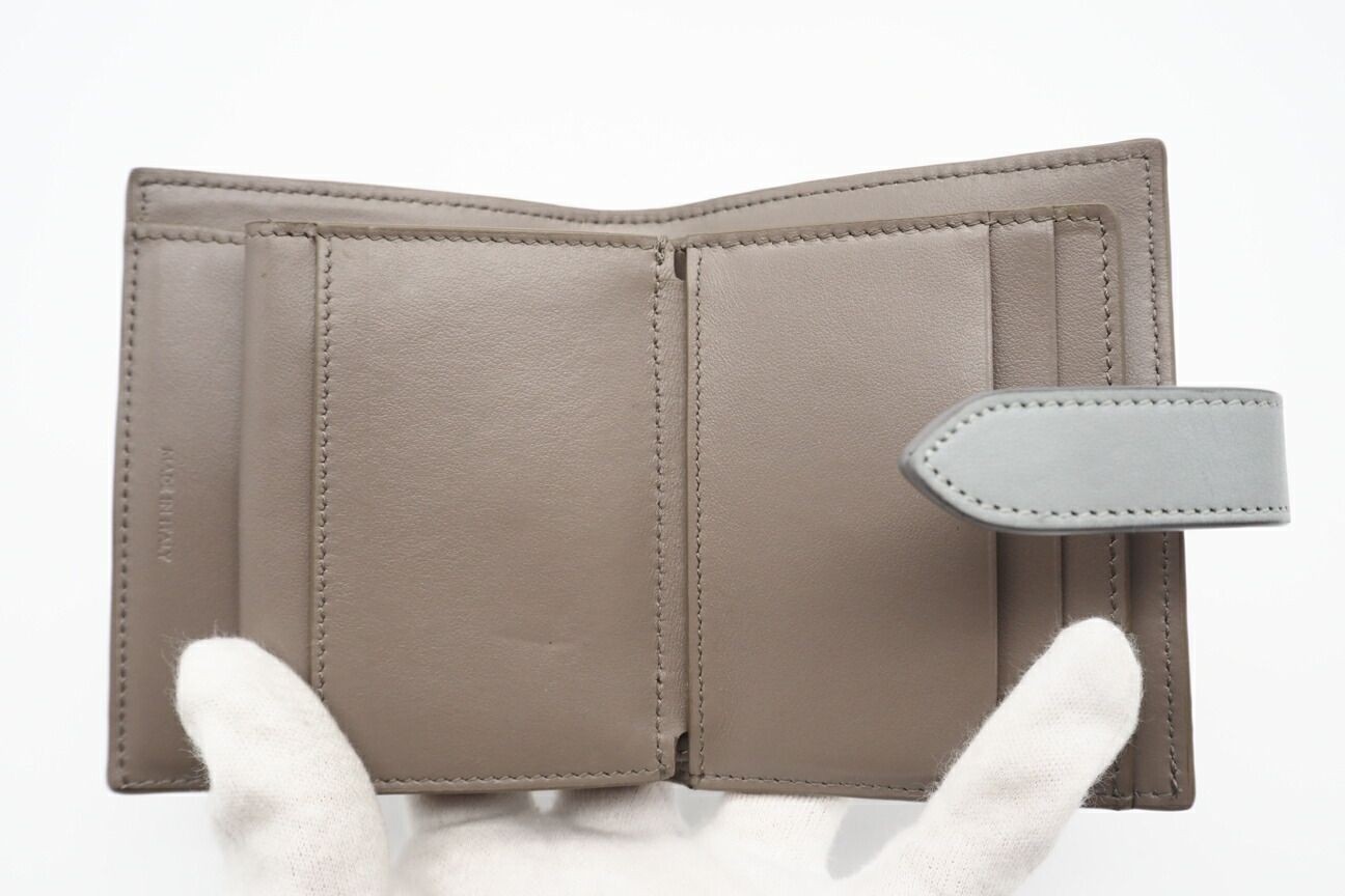 Returns accepted within 3 days CELINE Celine Leather Small Strap Wallet Bicolor