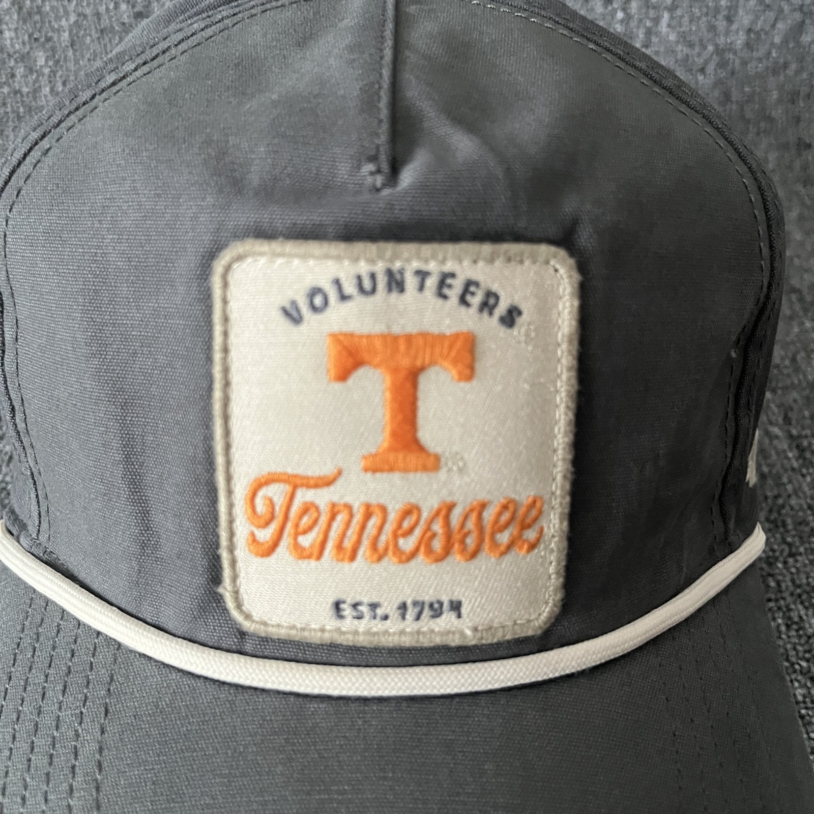 ’47 Baseball Tennessee Volunteers Relaxed Fit Rope Patch Logo Charcoal Grey Oran