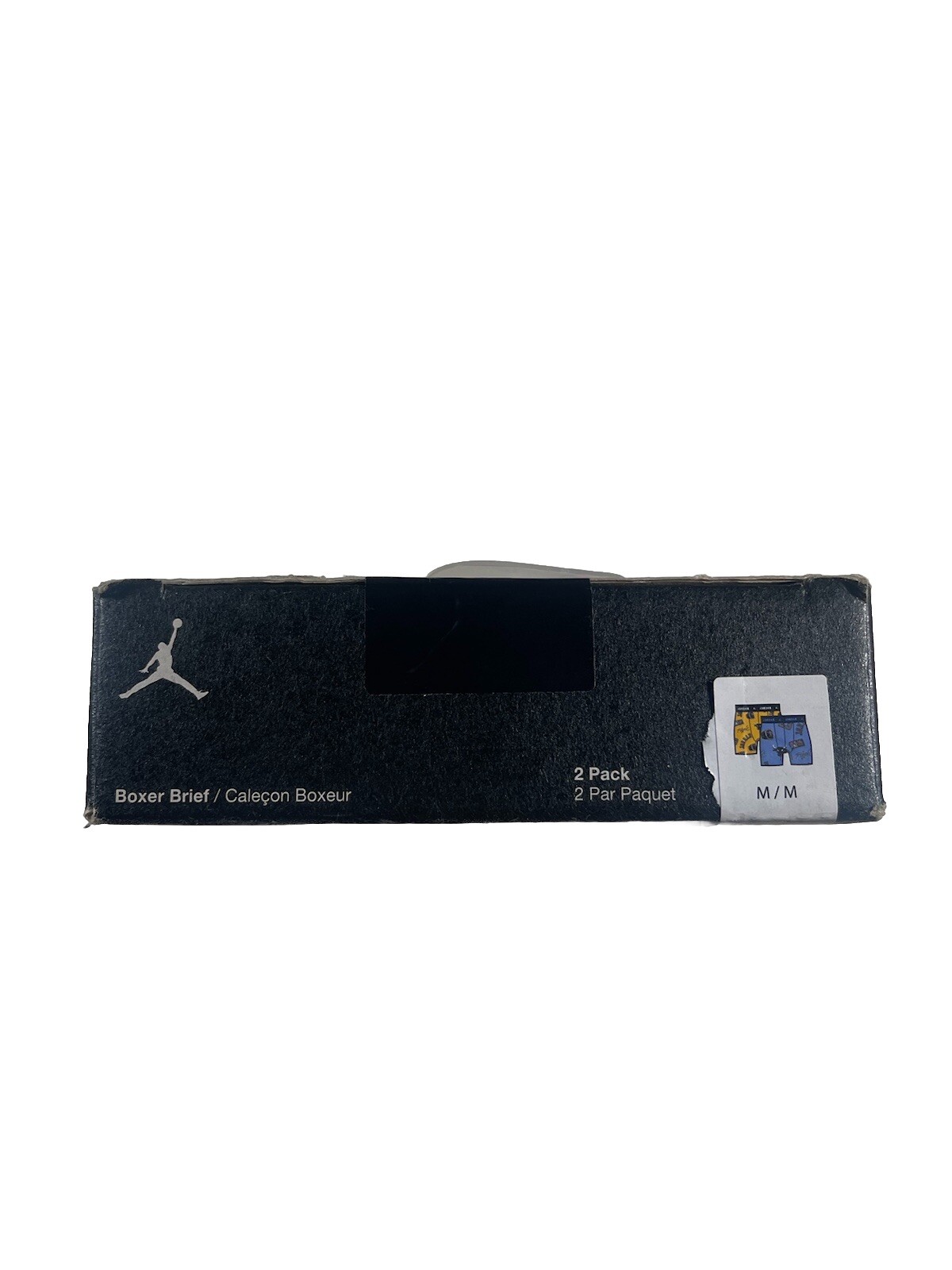 NWT. Jordan. 2 Pack. Flight Microfiber Boxer Briefs. Yellow/Blue. MRSP. $38.00