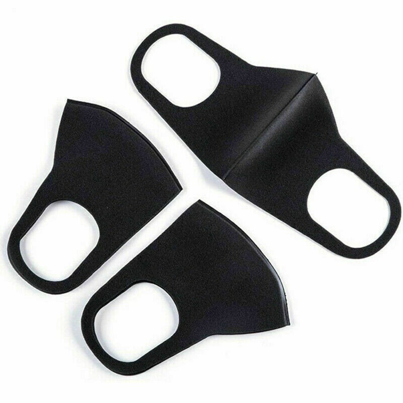 NEW black fashion face mask washable reusable face nose cover unisex US SELLER