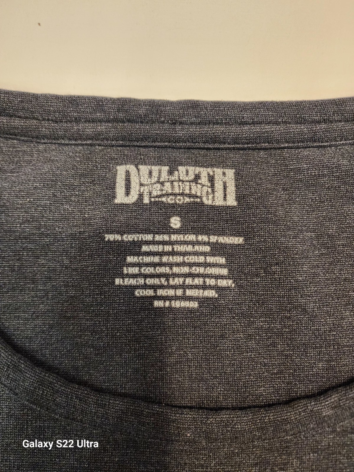 Duluth Trading Co Wearwithall Ponte Knit Dress Gray Long Sleeve Stretch Short S