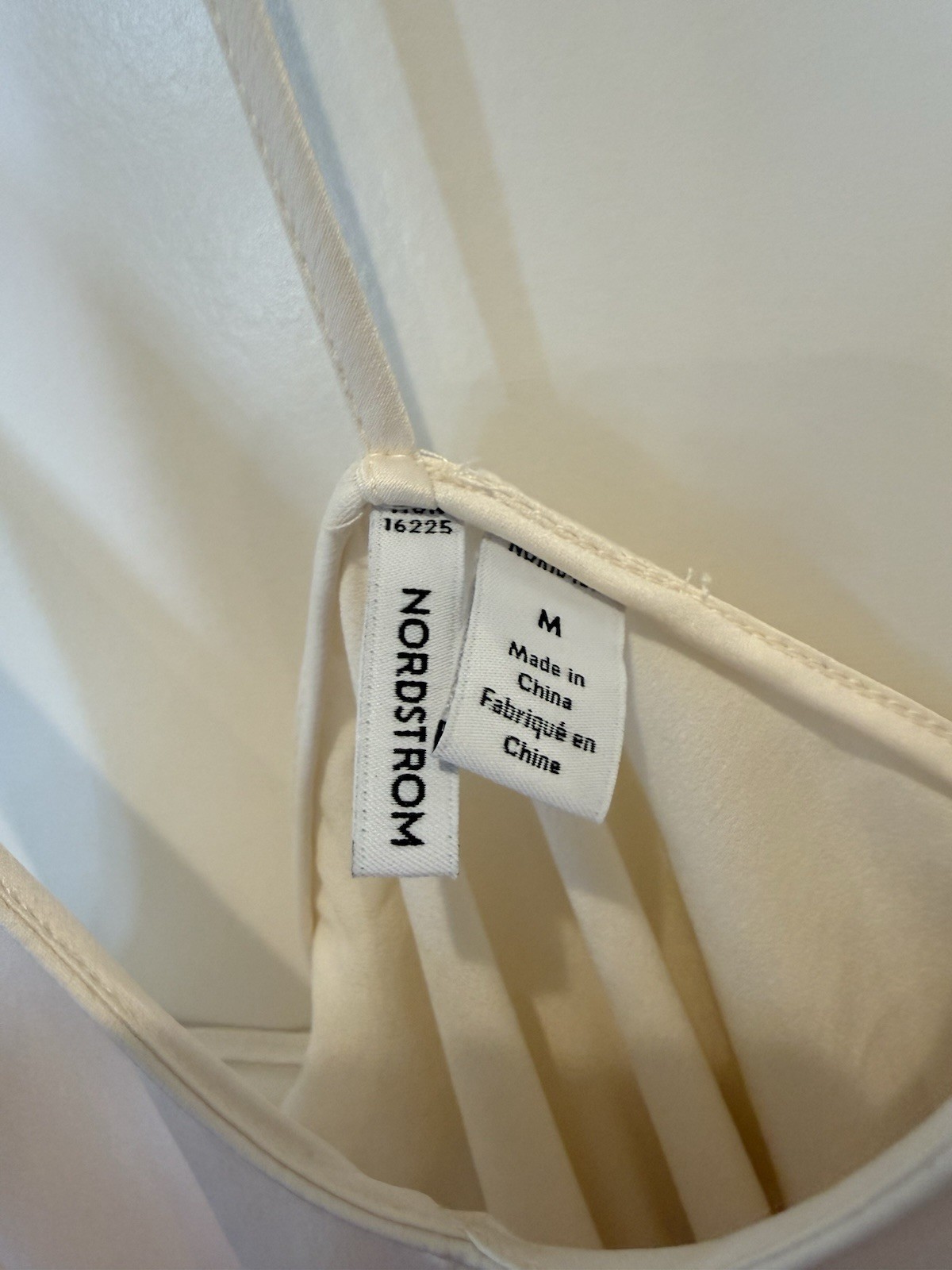 Nordstrom Ivory Sexy Romantic Evening Slip Nightgown Sleep Maxi Dress M