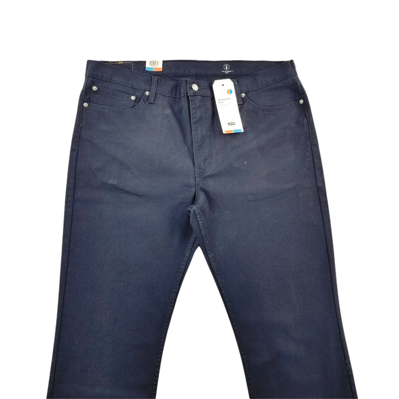 Levi’s 511 Slim Fit Jeans Men’s Stretch All Seasons Mid Rise Zip Dark Wash Pants