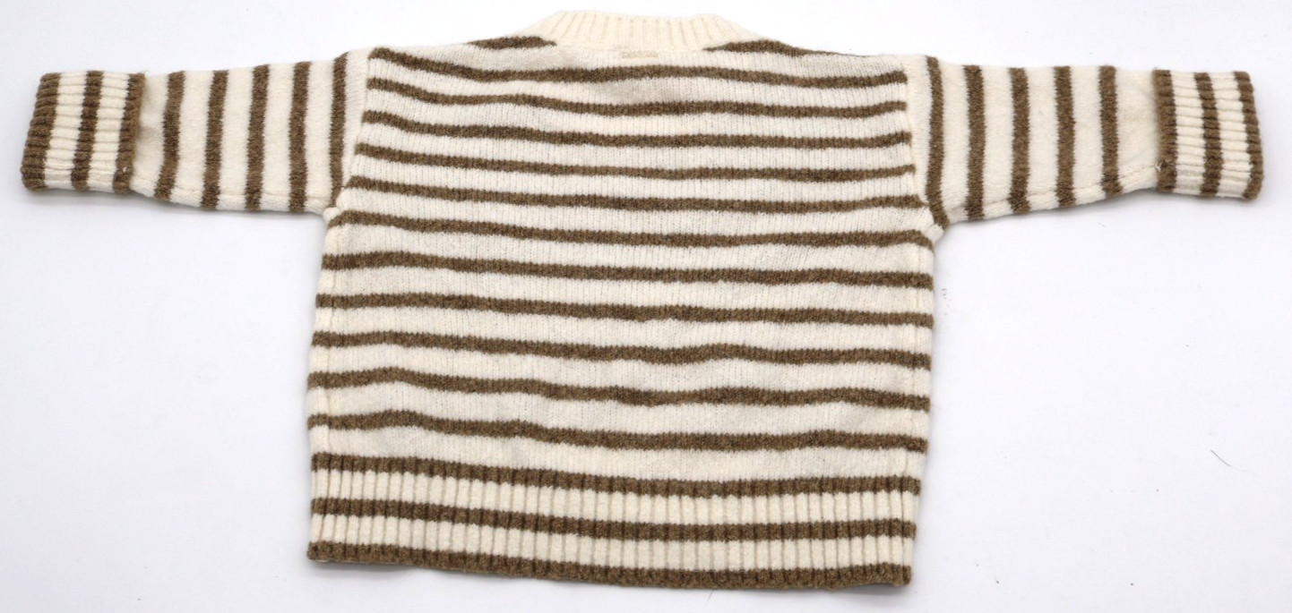 Banana Republic Baby Organic Cotton Cashmere Striped Sweater 6-12 Months NWT