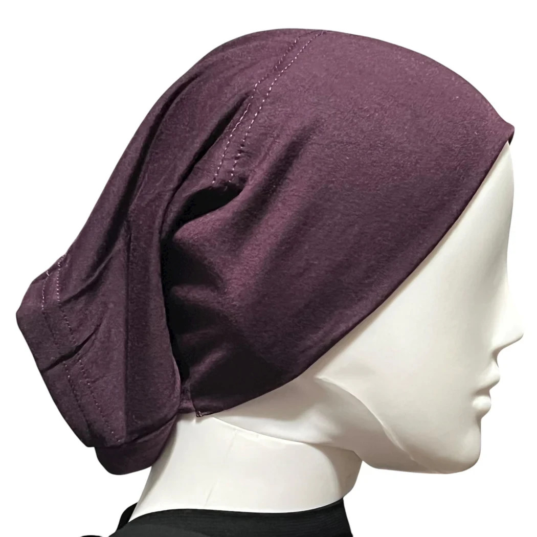 Cotton Hijab Undercap Stretch Cap Solid Color Breathable Inner Scarf 30+ Colors