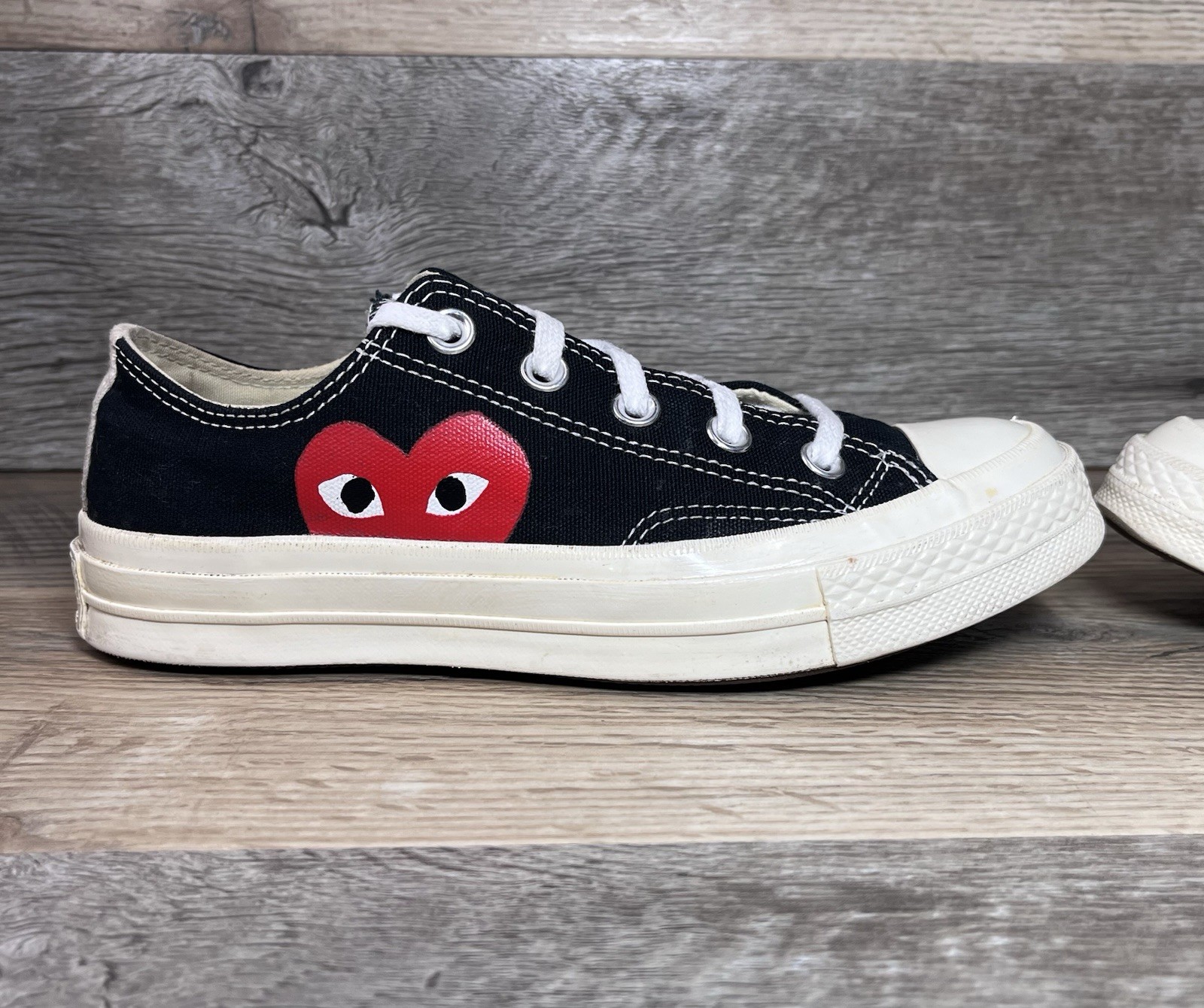 Converse All Star x Comme des Garcons Sneakers Men 4/Women 6 Low Chuck Taylors