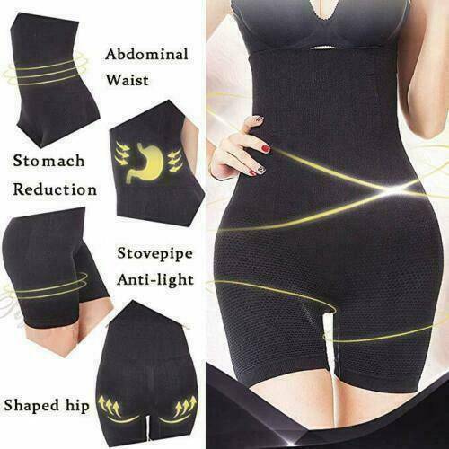 SHAPERMINT High Waisted Body Shaper Shorts Shapewear Tummy Control for Women