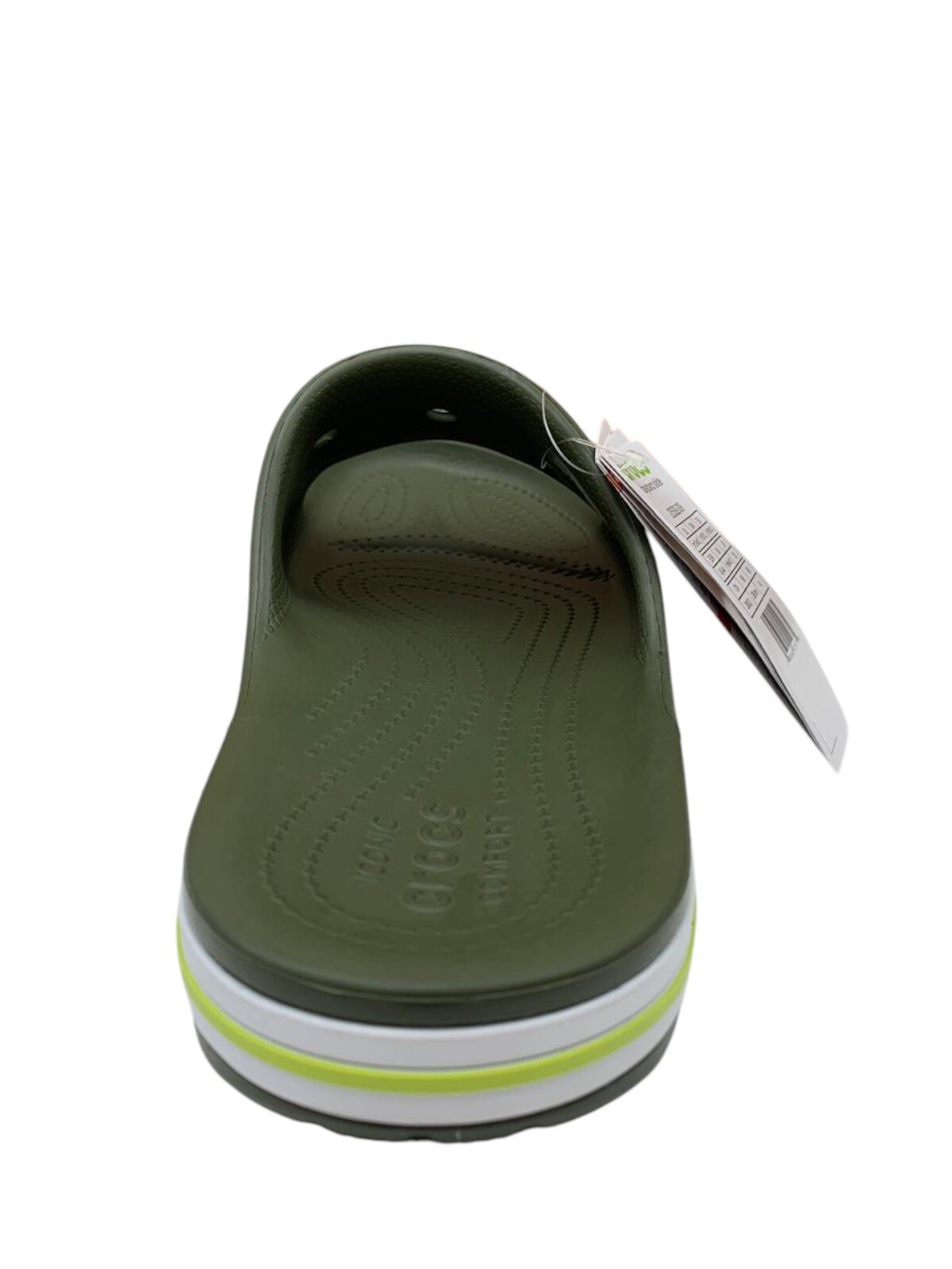 Crocs Bayaband Men’s Slide Sandals Size 10 Army Green Water Friendly