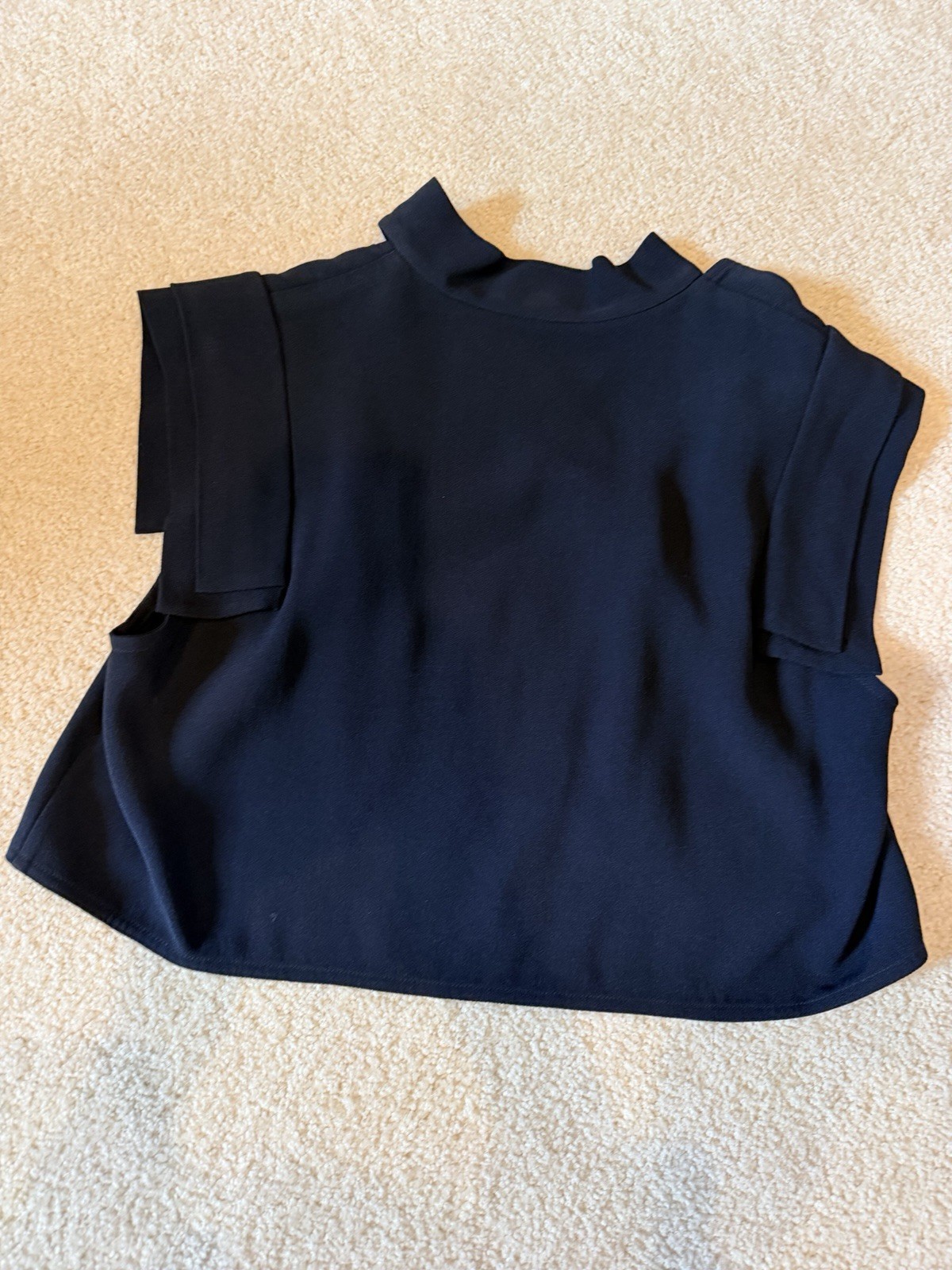 Temperly London Cap Sleeve Cropped Jacket /Top Women’s Size 6 , UK 10