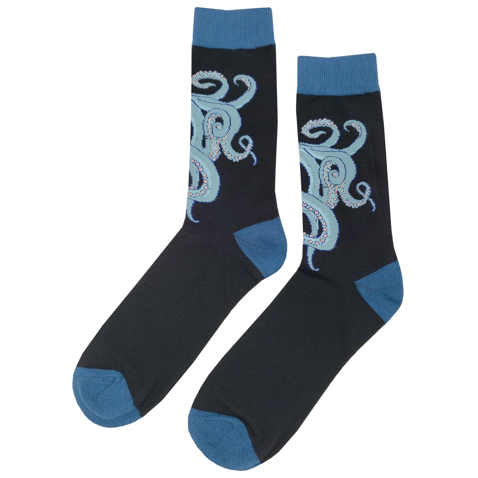 NWT Octopus Dress Socks 4 Pack Novelty Men 8-12 Crazy Fun Sockfly