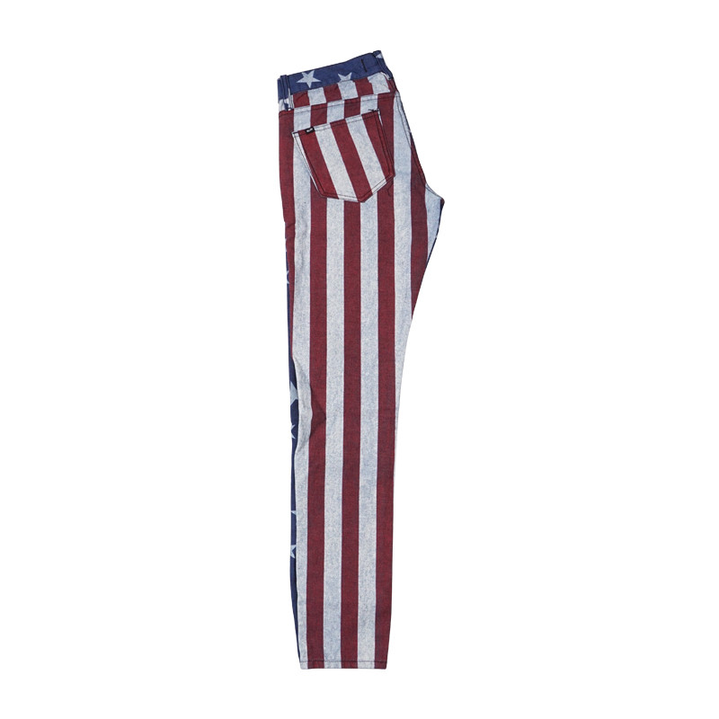 Kill City Mens Junkie Fit Skinny Denim Flag jeans
